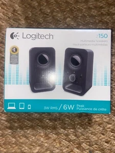 **NEW** Logitech Z150 2.0 Multimedia Speakers (2-Piece) - Black - Picture 1 of 2