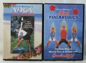 2 David Wicker workout DVD lot Island Yogarobics  yoga in paradise as seen on tv - Bild 1 von 4