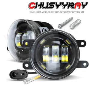LED PAIR Front Bumper Fog Lights Driving Lamps For TOYOTA SIENNA 2011-2020 6000K - Picture 1 of 12