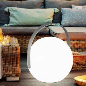 Kugelleuchte Tischlampe Außenleuchte Akku weiß RGB LED Fernbedienung dimmbar - Bild 1 von 12