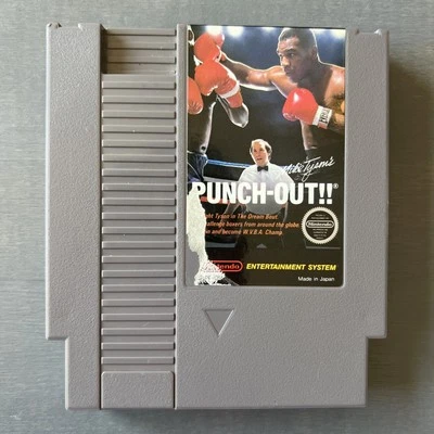 Mike Tyson's Punch-Out NES Nintendo Entertainment System 80s baby Vibes Original - Image 1 of 4
