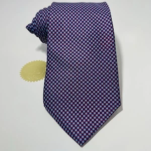 Turnbull&Asser Blue&Red Silk Tie In Circle Pattern 59x3.75” LNWOT - Picture 1 of 12