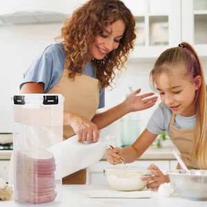 Bread Box Plastic Bread Container Bread Keeper with Airtight Lid for Sliced - Picture 1 of 7