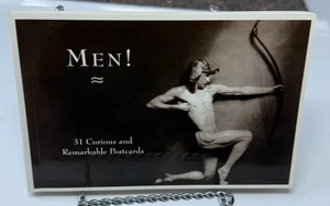 Adult erotic art MEN! 31 Curious Remarkable Postcards 1991 gay interest ATHLETES - Picture 1 of 15