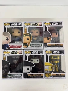 STAR WARS Funko POP! Lot Of 8 INC: Han Solo, 5th Brother, Krrsantan & More - Picture 1 of 2