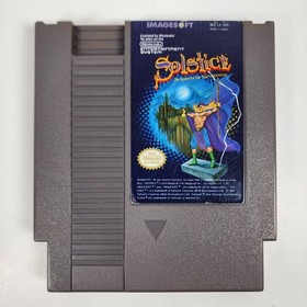 Solstice The Quest for the Staff of Demnos (Nintendo NES, 1989) Cartridge Only