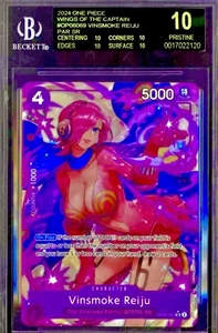 Black Label BGS 10 Vinsmoke Reiju 2024 One Piece Wings Captain Alt Alternate Art - Picture 1 of 2