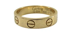 Anillo CARTIER Love Modelo Pequeño 750 K18 Accesorios 46 Talla 6 Oro Amarillo - Imagen 1 de 4