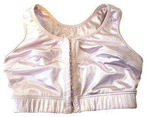 Enell Sport BH NL100 vorne geschlossen Klettverschluss Gr. 0 rosa Satin Sport High Impact - Bild 1 von 7