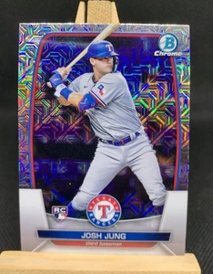 2023 Bowman Mojo Refractors #43 Josh Jung Rookie Texas Rangers - Bild 1 von 2
