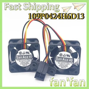109P0424H6D13 24V 0.07A 4020 Equipo Sanyo Fanuc Máquina de escribir dedicada Ventilador doble - Imagen 1 de 6