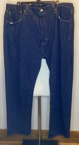 Jeans Levi's 501 Original Fit Denim in lavaggio scuro (40W x 29L) - Foto 1 di 8