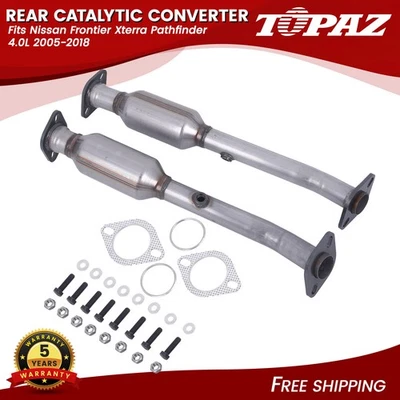 Rear Catalytic Converter For Nissan Frontier Xterra Pathfinder 4.0L 2005 - 2018 - Image 1 of 4