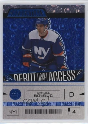 2023-24 Credentials Debut Ticket Access Blue /149 Samuel Bolduc #159 Rookie RC - Image 1 of 2