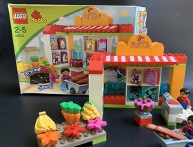 Lego Vintage DUPLO 5604 Lego Ville Supermarket 100% COMPLETE W/BOX