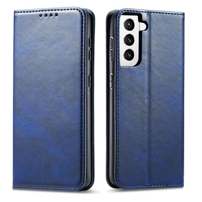 Funda tipo billetera magnética abatible ultra de cuero para Samsung Galaxy S26 S25 S24 S23 S22 Foto 1 de 4