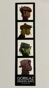 Official Gorillaz Demon Days Promotional Album Sticker 2005 Parlophone - Bild 1 von 3