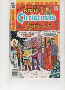 Archie Giant Series #478, Archie's Christmas Love-In, VF 8.0, 1978, Scans - Picture 1 of 2
