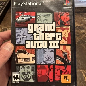 Grand Theft Auto III (Sony PlayStation 2, 2003) GTA 3 PS2 POSTER MAP Black Label - Picture 1 of 2