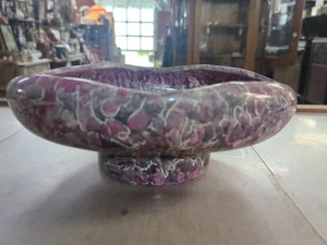 McCoy Keramik Art Deco Schale/Übertopf lila & rosa - Bild 1 von 6