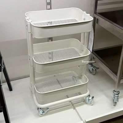 Carro utilitario IKEA RÅSKOG - Almacenamiento rodante blanco, 11”x15”x24” - TOTALMENTE NUEVO Foto 1 de 3