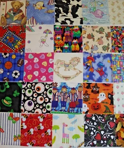 Quilt Quadrate 50 I Spy Kinder Baumwollstoff Neuheit 50/5 Zoll/je 2 auf Foto - Bild 1 von 4