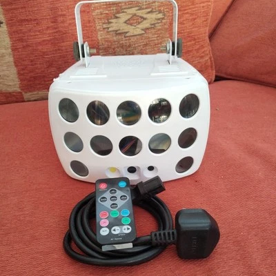 Disco Light 3 in 1 Effect RGBW LED / Strobe / Red Green Gobo Laser -  See Video - Image 1 of 4