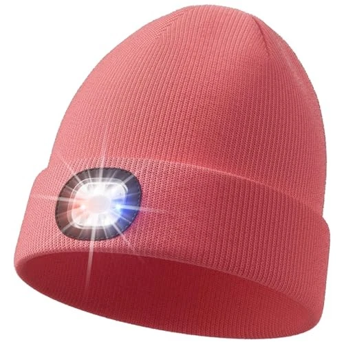 Gorro Unisex con La Luz, Regalos para Hombre Mujer Marido Él Rosa Foto 1 de 4