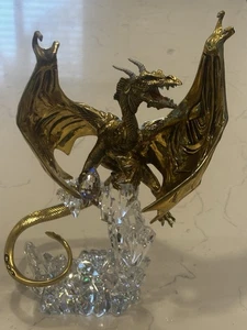 Der Franklin Mint Golddrache "Wächter der Kristallhöhle" von Michael Whelan - Bild 1 von 10