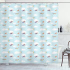 Airplane Shower Curtain Clouds and Planes Cartoon