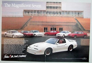 1989 Pontiac Trans Am Indy 500 Pace Car Original Color Print Ad - Picture 1 of 1