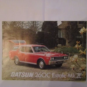 DATSUN 260 C 260C Estate MKII MK II UK Market Original Car Sales Brochure 1976 - Picture 1 of 1