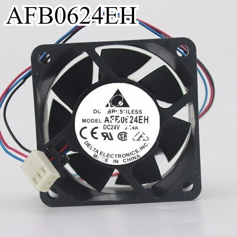 1X Delta AFB0624EH 24V DC 0.24A Extreme High Speed Fan 3pin 6cm 6025 60x60x25mm - Image 1 of 1