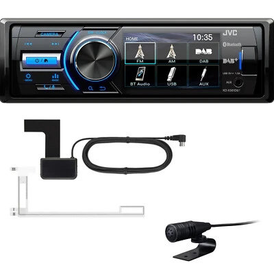 JVC KD-X561DBT Autoradio Digitalradio Bluetooth USB MP3 FLAC inkl DAB Antenne - Bild 1 von 2