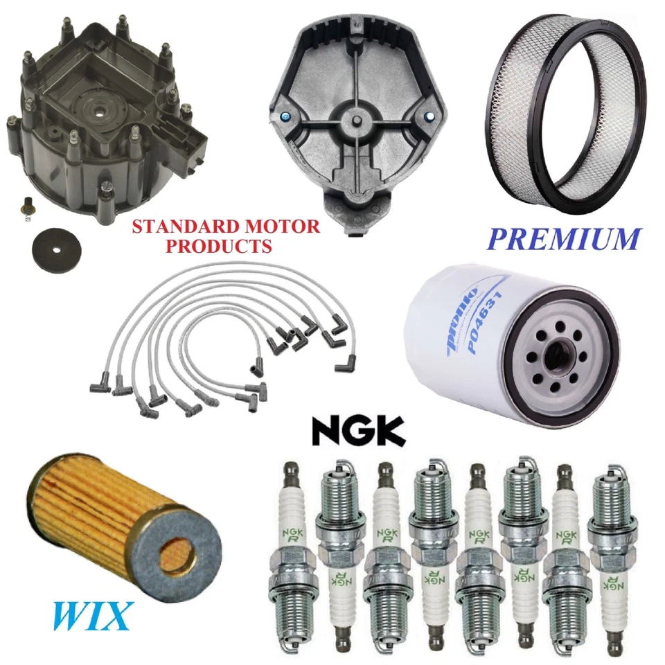 Kit de puesta a punto filtros de combustible de aceite tapones de cable para GMC C25 SUBURBAN 5,7 L; 4 BBL 1975 Foto 1 de 1
