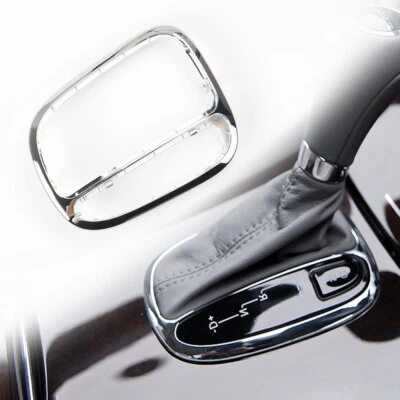 Bright Silver Gear Shift Panel Frame For Mercedes-Benz C Class W203 2000-2007 Foto 1 de 4