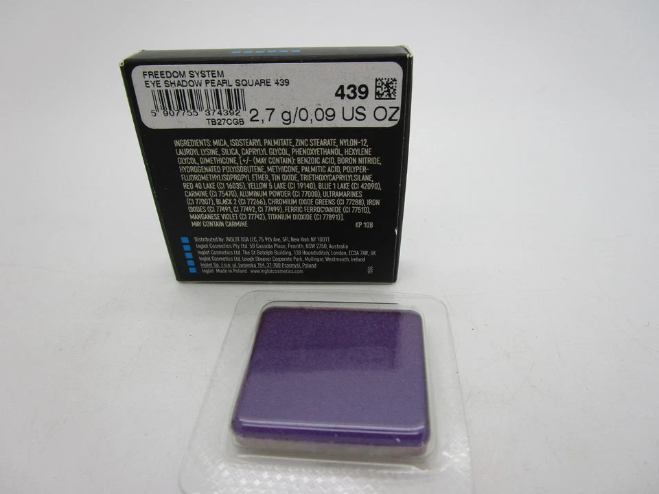 Тень: 439 INGLOT Freedom System тени для век жемчужный квадрат - Изображение 1 из 1
