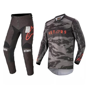ALPINESTARS YOUTH KIDS MOTOCROSS KIT - RACER SAN DIEGO RED BLACK / TACTICAL CAMO - Picture 1 of 3