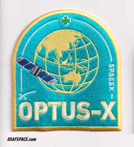 Authentic OPTUS-1 SPACEX FALCON 9 Military Classified Mission Employee PATCH - Picture 1 of 4