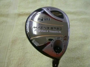 GOLF FAIRWAY WOOD HONMA AMAZING SPEC PERFECT SWITCH 3-STAR 5W LOFT-18 S-FLEX - Picture 1 of 4