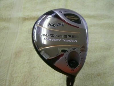 GOLF FAIRWAY WOOD HONMA AMAZING SPEC PERFECT SWITCH 3-STAR 5W LOFT-18 S-FLEX - Image 1 of 4