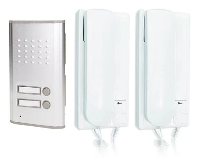 2 Citofoni per esterno interni Pulsante apertura cancello porta Citofono incasso - Immagine 1 di 2