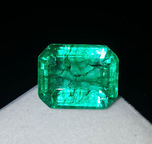 20.47 Ct Natural Big Emerald For Loose Gemstone Certified Transparent Ring Use