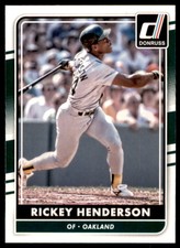 2016 DONRUSS RICKEY HENDERSON OAKLAND ATHLETICS #184