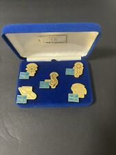 Walt Disney Classics Fifth Anniversary Collection Pins 1992-1996 In Case