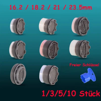 16.2/18.2/21/23.5mmABS Perlator Strahlregler Wasserhahn Sieb Einsatz Düsenfilter - Bild 1 von 4