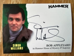 HAMMER SERIE 2 - SEVENTIES SHOCKERS: AUTOGRAMMKARTE: SIMON WILLIAMS SW1 - Bild 1 von 1