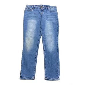 Arizona Pull On Jegging Adjustable Waist Girls size 18.5 Medium Blue Denim Jeans - Picture 1 of 5
