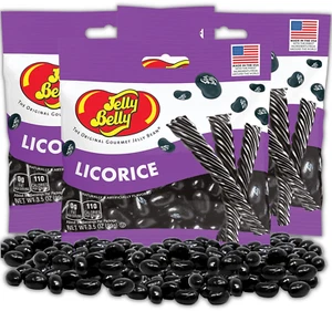 Bolsas para llevar gominolas de regaliz negro, dulces suaves y masticables antiguos, - Imagen 1 de 12