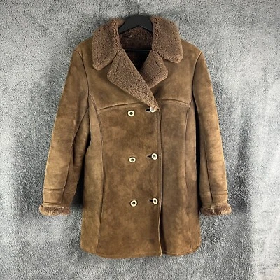 Vintage 1970s Baileys of Glastonbury Brown Shearling Sheepskin Coat S/M - Image 1 of 4